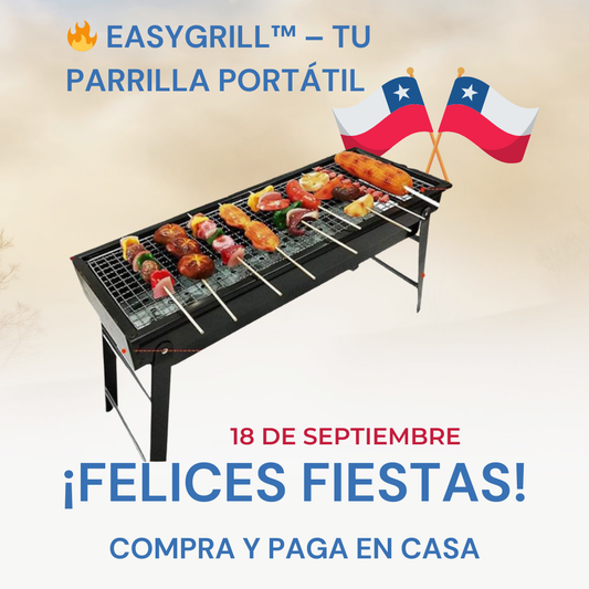 🔥 EasyGrill™ – Tu Parrilla Portátil de Acero Inoxidable