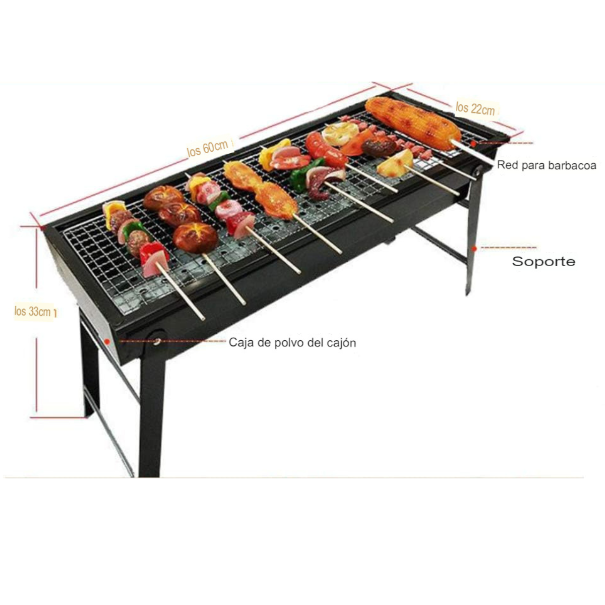 🔥 EasyGrill™ – Tu Parrilla Portátil de Acero Inoxidable